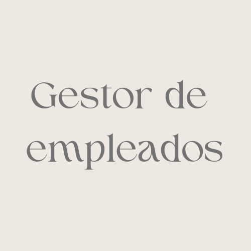 Proyecto nombre: Gestor de Empleados